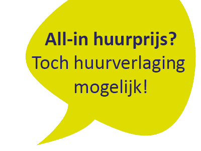 Foto bij artikel over all-in huurprijs. Toch huurverlaging mogelijk