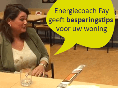 Dit is energiecoach Fay, vrijwilliger