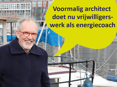 Voormalig architect Bart aan de slag als energiecoach