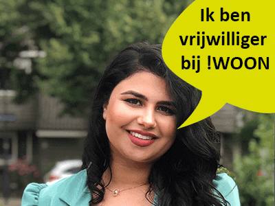 Zahra is vrijwilliger op spreekuur woning zoeken