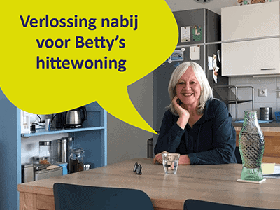 Verlossing nabij voor Betty's hittewoning in Amsterdam