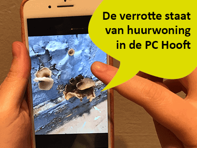 Ernstig vochtprobleem in huurwoning P.C. Hooftstraat
