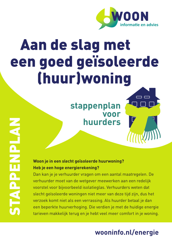 Foto bij onze folder met een stappenplan om uw woning te verbeteren