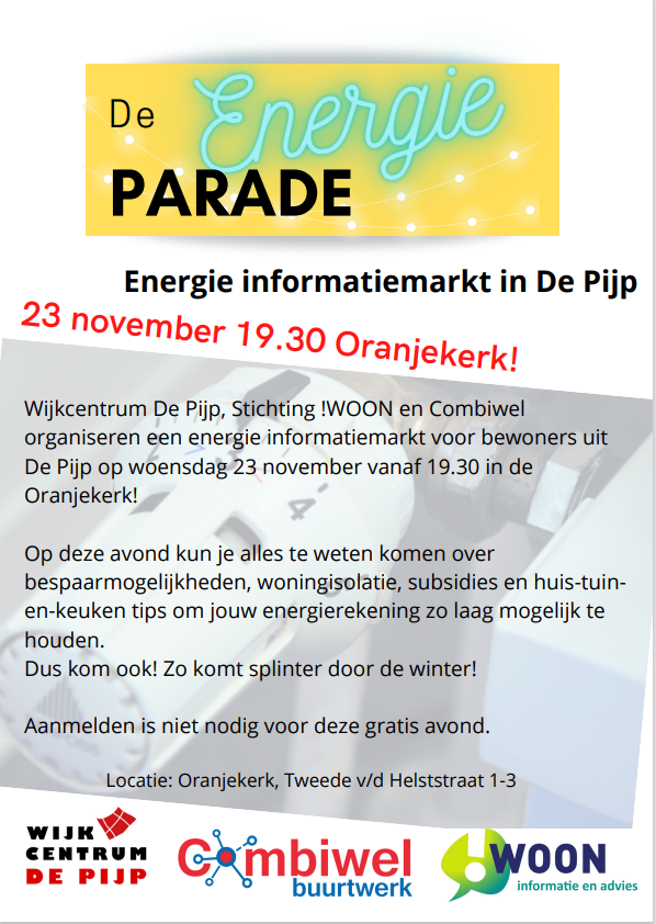 Energie informatiemarkt in De Pijp