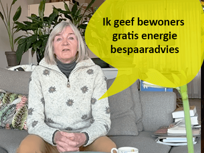 Ik geef bewoners gratis energie bespaaradvies