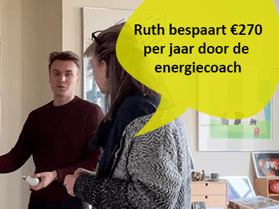 Ruth bespaart 270 euro per jaar door de energiecoach